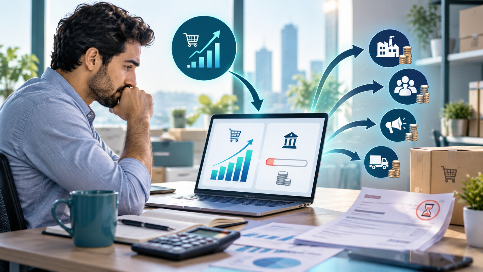 الفرق بين الربح والسيولة في المشاريع وكيف يمكن أن يبيع المشروع دون توفر نقد كافٍ